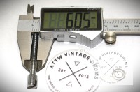 Stimm/Spannschraube 45/35/6 mm Ø 1/4 - B-Ware