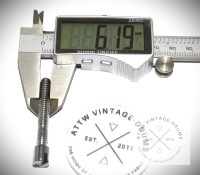 Stimm/Spannschraube 45/35/6 mm Ø 1/4 - SnapLock