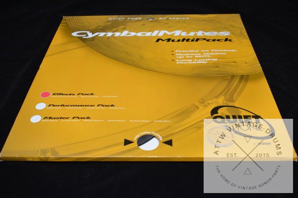 Cymbal Mutes Quiet Tone by Sabian "Effects Pack" - Crash/Splash