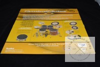 Cymbal Mutes Quiet Tone by Sabian "Performance Pack" - Crash/HiHat/Ride