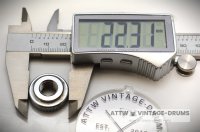 M10 22 x 6,0 Ø Bass Drum Feststellspitze Phonic / Performer / HiLite  Rändelschraube