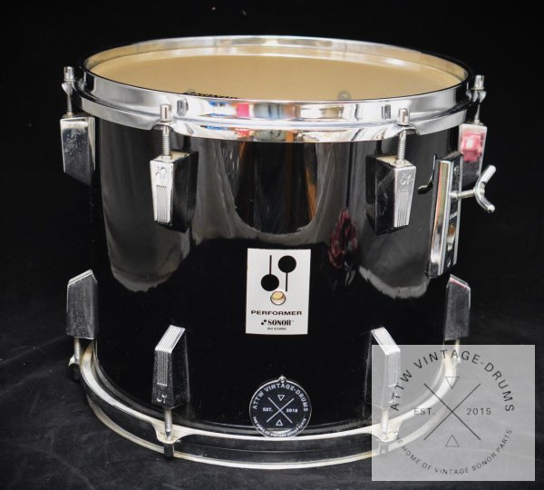 Performer PT13 Tom Tom 13x11 High gloss Black (CB) 2. Gen.