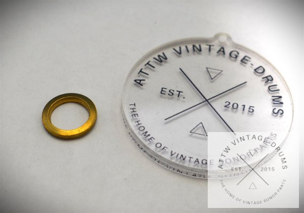 M11 16 x2,0 Ø Bass Drum Feststellspitze Unterlegscheibe - Messing Repro