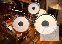 Phonic 6/8/10 Konzert Tom Tom Rosewood / Oak inkl. Tripple Ständer Flat Wide & Halter