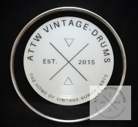 Sonor Spannreifen - einzeln - 22 Zoll - Chrom / Chrom z.B Phonic