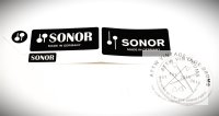 Sonor Snare Drum Decal Set z.B D454 - Reproduktion