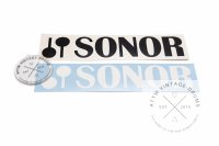 Sonor Logo Aufkleber schwarz/ weiß ca. 19x4,5cm -...