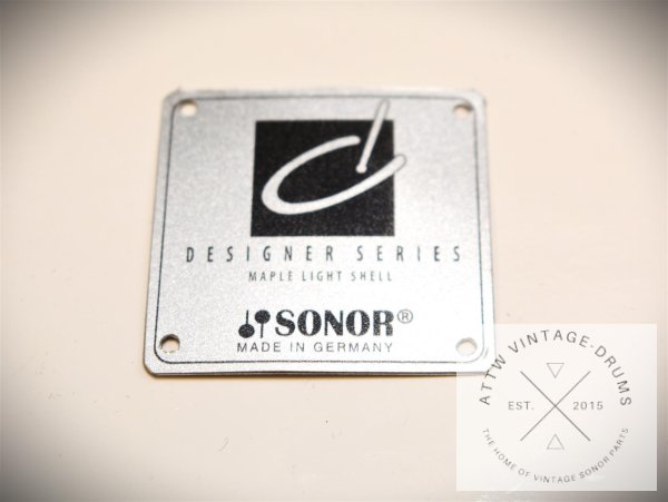 Sonor Badge "Designer Series - Maple Light Shell" - Reproduktion