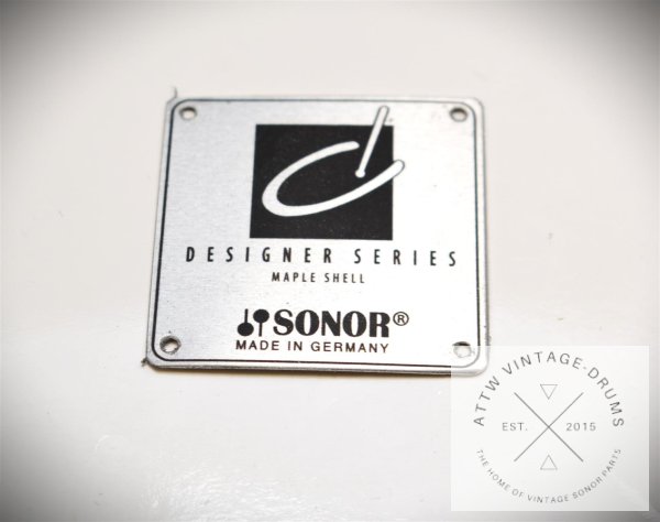 Sonor Badge "Designer Series - Maple Shell" - Reproduktion