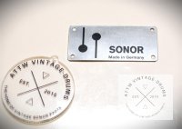 Sonor Badge "Teardrop - Super Champion" Matt -...