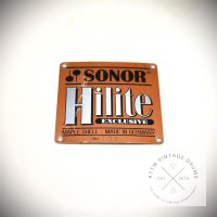 Badge "Sonor HiLite Exclusive" 6x6 cm B Ware